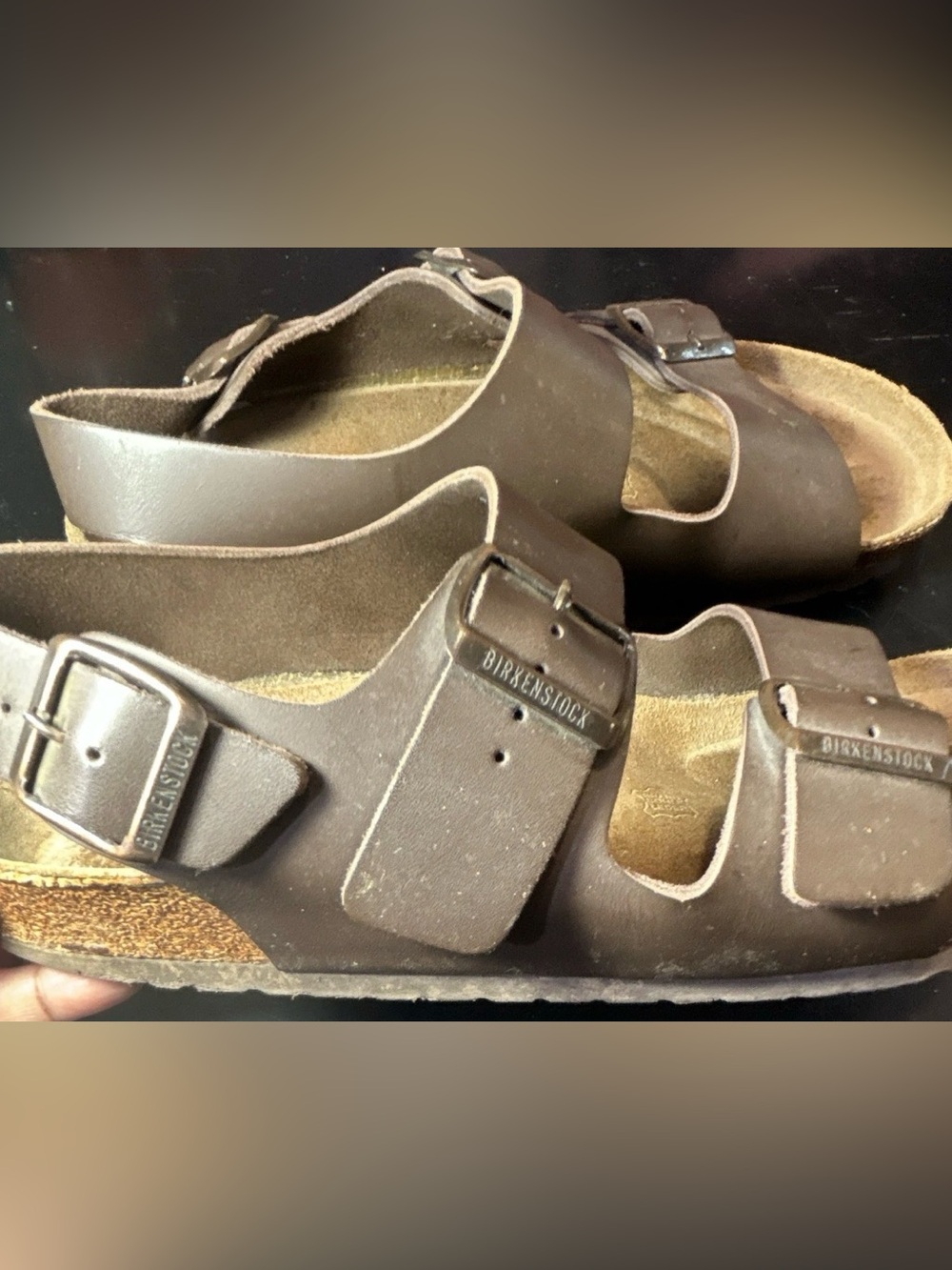 Birkenstock Unisex Strappy Leather Buckle Sandals Brown
EU 41 US 11